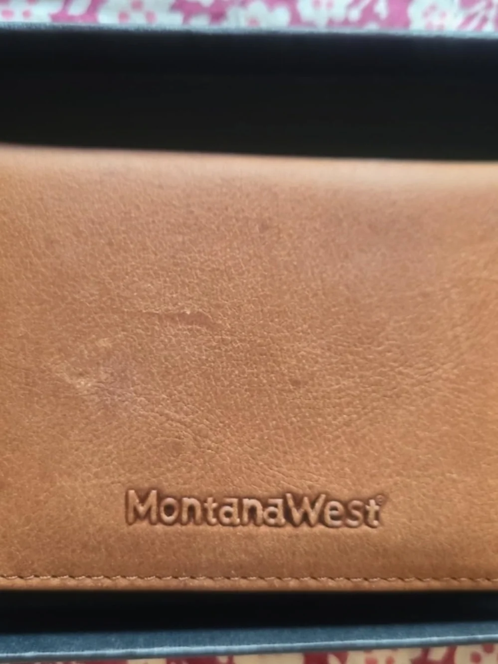 Montana West Leather Business Card Holder Bifold Men's Wallet - Brown